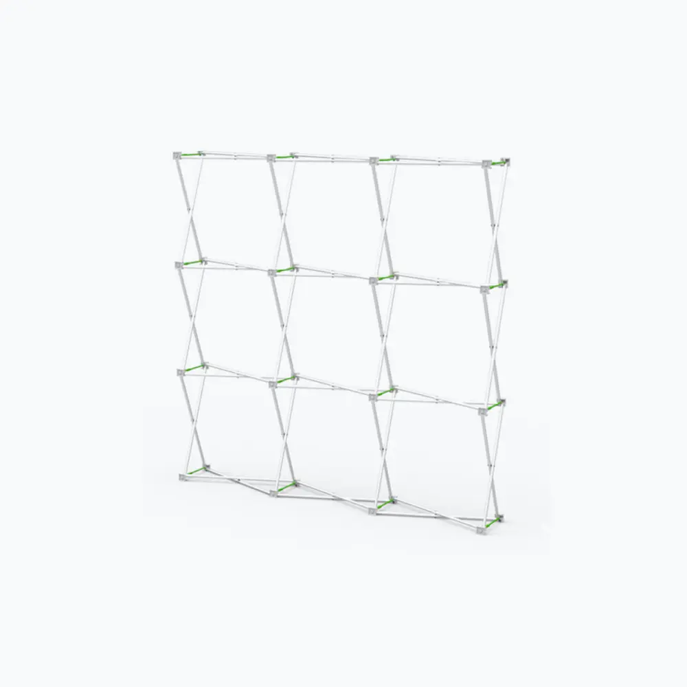 8 ft Straight Velcro Fabric Pop Up Display (Hardware Only)