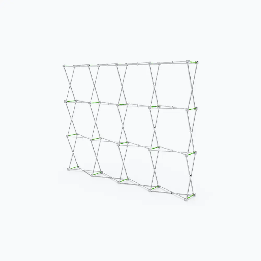 10 ft Straight Velcro Fabric Pop Up Display (Hardware Only)