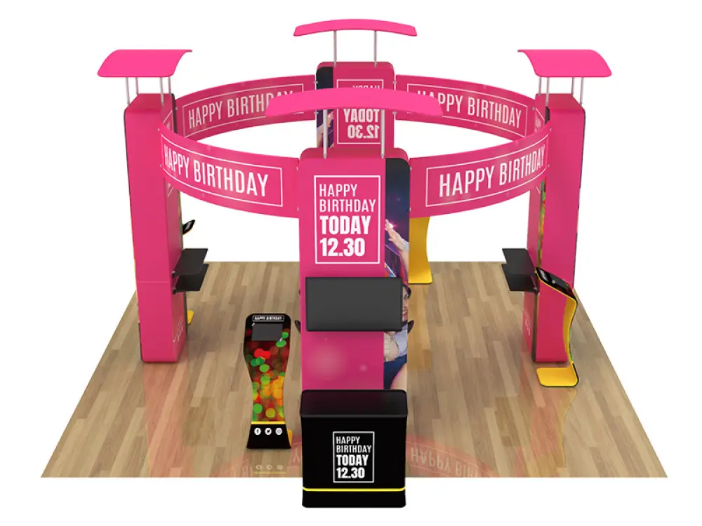 20x20ft Custom Booth Kit A