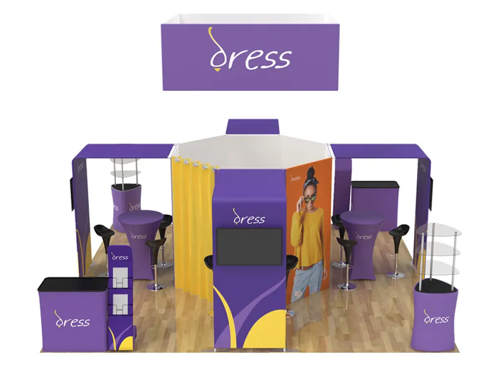 20x20ft Custom Booth Kit 05