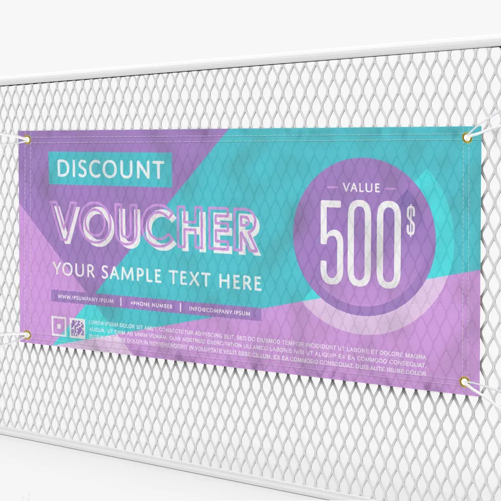 10oz Mesh Banner
