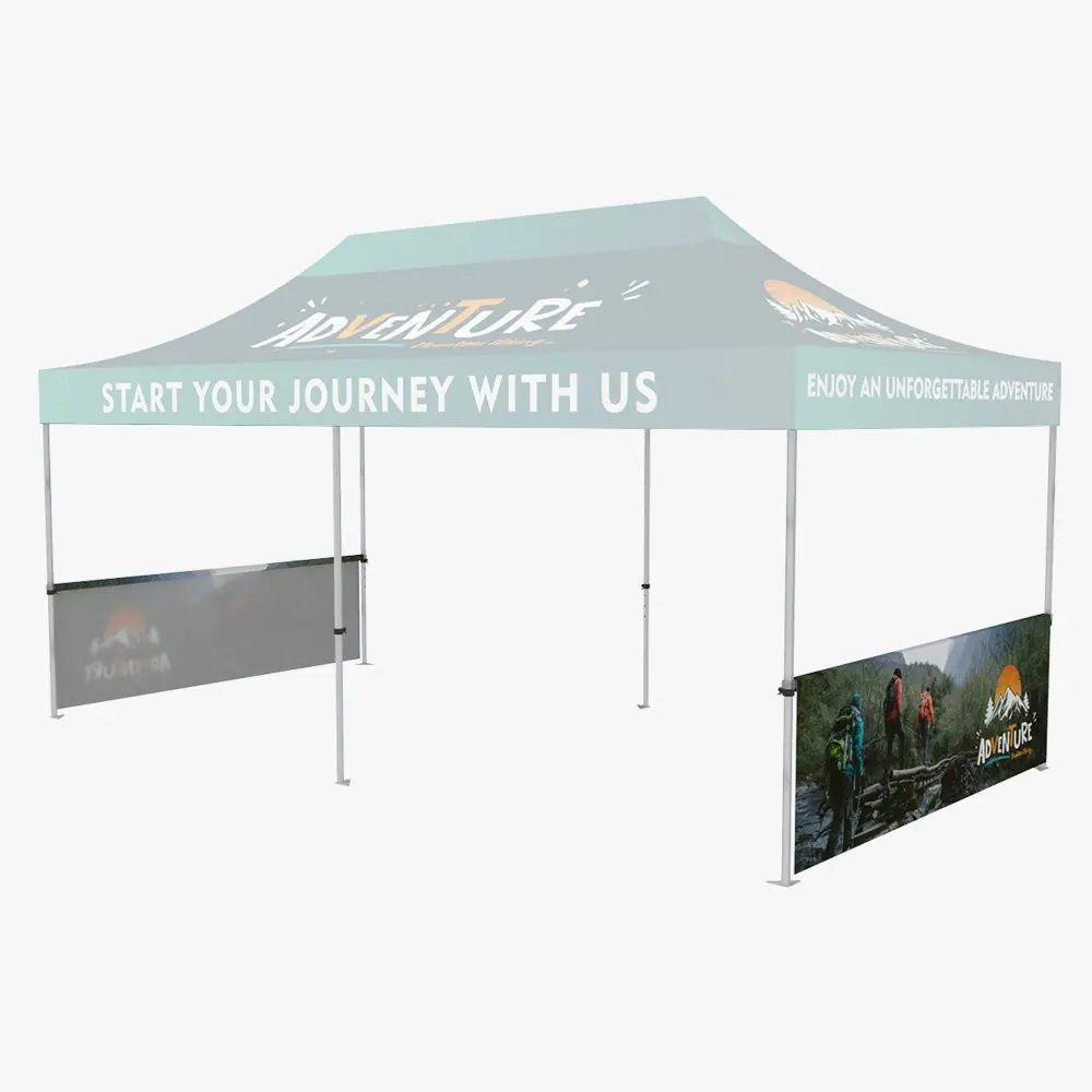 20ft Tent Half Wall