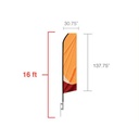 B2 Sign Adhesive Window Perf