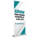 Deluxe Retractable Double Sided Banner Stand 