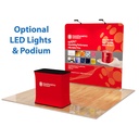 Straight Velcro Pop-up Display