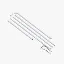 Rectangle Pole Set (Hardware Only)