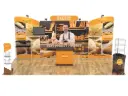 10x20ft Custom Booth Kit H